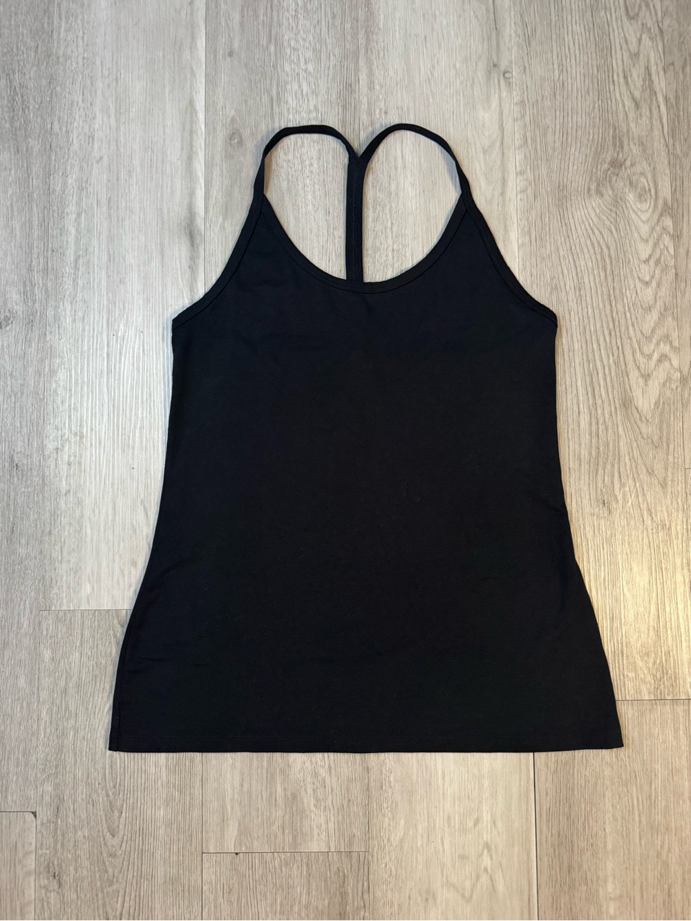 Nike Dri-FIT Womens Black Racerback Tank Top Scoop Neck Stretch M